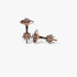 Gold UFO Spaceship Earrings